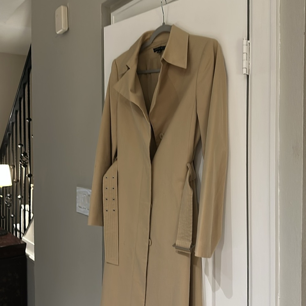 Antonio Melani Tan Trench Coat - Picture 2 of 5